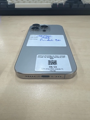 iPhone 16 Pro 256GB - Cũ đẹp - Titan Tự Nhiên - 99P7KC - 7
