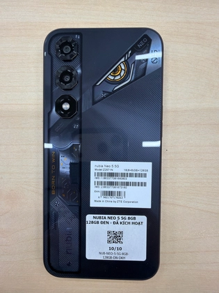 Nubia Neo 5 5G 8GB 128GB - Đã kích hoạt - đen - 660803 - 7