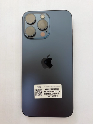 iPhone 15 Pro Max 1TB - Titan Xanh - Cũ trầy xước - 62GV25 - 3