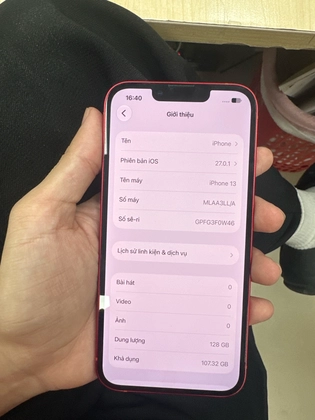 iPhone 13 128GB - Cũ đẹp-Đỏ - 3F0W46 - 1