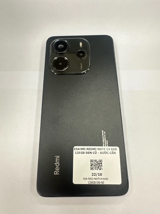 Xiaomi Redmi Note 14 6GB 128GB - Cũ xước cấn - Đen - 481644 - 7