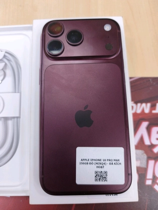 iPhone 18 Pro Max 256GB - Đã kích hoạt - đỏ burgundy - M6D6W0 - 4