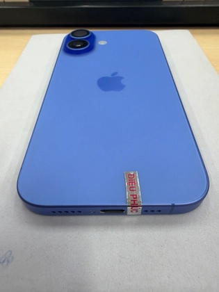 iPhone 16 128GB - Cũ đẹp - Xanh dương - 2QP59P - 7