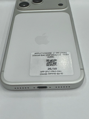 iPhone 17 Pro Max 256GB - Cũ trầy xước - Bạc - VN2Q2Q - 5