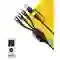 Cáp Pisen Pro Mars God 2-in-1 ( Lightning/Type-C/Micro) USB-A/USB-C 1.2m 1
