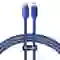 Cáp sạc Baseus Crystal Shine USB-C To Lightning 2m - Đen 1