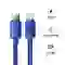 Cáp Baseus Crystal Shine USB-C to lightning dài 2M 1