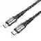 Cáp sạc nhanh BWOO Type-C to Type-C 60W X288C-C dài 1M 2