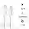 Cáp sạc Pisen Quick - Mr White USB-C to lightning 1m 1
