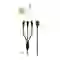 Cáp Golf 3A GC-86 3 in 1 sạc nhanh dây dù 1.2M 6
