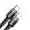 Cáp sạc nhanh Baseus Cafule PD 2.0 100W Type-C to Type-C (20V 5A) 2M 5