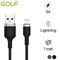 Cáp Golf Lightning Sạc Nhanh 3A GC-71I Dây Dù Dài 1m 1