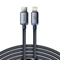 Cáp Baseus Crystal Shine USB-C to lightning dài 2M 2