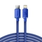 Cáp Baseus Crystal Shine USB-C to lightning dài 2M 2