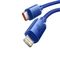 Cáp Baseus Crystal Shine USB-C to lightning dài 2M 3