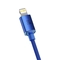 Cáp Baseus Crystal Shine USB-C to lightning dài 2M 4
