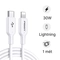 Cáp sạc Pisen Quick - Mr White USB-C to lightning 1m 1