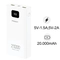 Pin dự phòng Pisen Mr White Digital 21.000 mAh 1