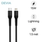 Cáp Devia Sạc Nhanh USB-C To Lightning Bọc Dù Dài 1.5m 1