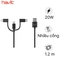 Cáp sạc đa năng 3in1 HAVIT 1m JS317 1