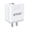 Sạc BWOO 2 cổng USB-A kèm cáp Type-C US CDA64VC 2