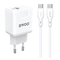 Sạc BWOO 2 cổng USB-A kèm cáp Type-C US CDA64VC 1