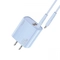 Sạc Trusmi cổng 1A1C PD 20w kèm cáp Type-C to Type-C 60w (US) CH11 1