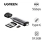 Đầu đọc thẻ nhớ Ugreen Type-C to USB-A 3.0 2 Khe SD Và TF CM185 50706 1
