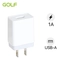 Củ sạc Golf GF-U1 1 cổng USB (EU-5V-1A) 1