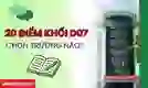 20 điểm khối D07 nên chọn trường nào