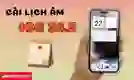 Cách cài lịch âm cho iOS 26.5 trên màn hình khóa