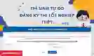 Hướng dẫn thí sinh tự do đăng ký thi tốt nghiệp THPT