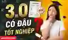 3 điểm có đậu tốt nghiệp không 2026? Bao nhiêu điểm đậu?