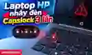 Laptop HP nháy đèn Capslock 3 lần