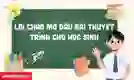 99+ lời chào mở đầu bài thuyết trình cho học sinh điểm cao